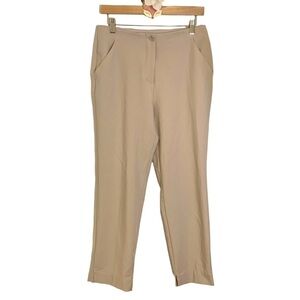 Worthington dress pants khaki color slim ankle double button fly size 8